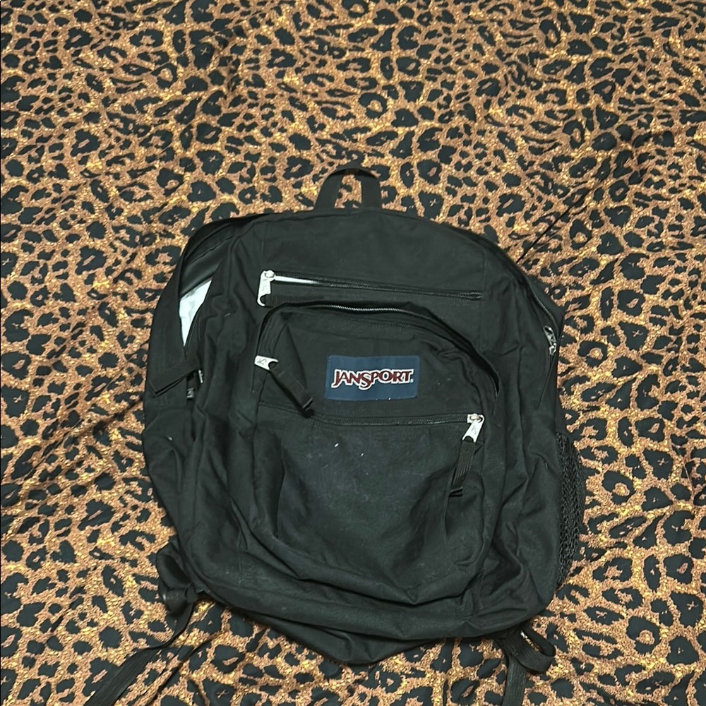 JanSport Black Backpack for Men
